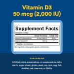 Natural Factors Vitamin D3 2000 IU, 120 Softgels