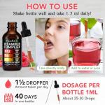 VOGSIG Organic Vegan B Complex Liquid Vitamins