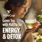 VitaCup Green Tea Pods for Energy and Detox