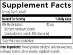 Milk Thistle Extract for Liver Detox Support - 90 Capsules