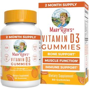 MaryRuth Organics Vegan Vitamin D3 Gummies - 60 Count