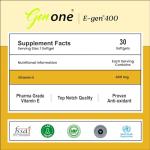 Genone E-Gen 400 Vitamin E Capsules for Skin