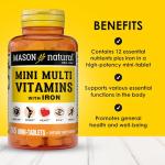 Mason Natural Mini Multi Vitamins with Iron and Calcium
