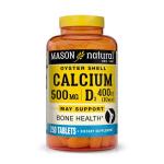 Mason Natural Calcium 500mg with Vitamin D3, 250 Tablets