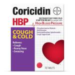 Coricidin HBP Cough and Cold Relief 16 Count