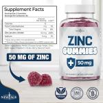 Zinc Gummies 50mg - Immune Booster - 2 Pack