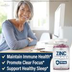 Zinc Gummies 50mg - Immune Booster - 2 Pack
