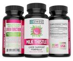 Zhou Milk Thistle - Liver Support Capsules, 60 Count
