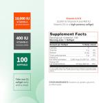 Nutra Vitamin A & D3 High Potency Softgels