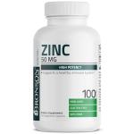 Bronson Zinc 50mg Immune Support Supplement, 100 Veg Capsules