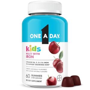 One A Day Kids Iron Multivitamin Gummies, 60 Count