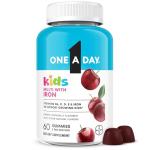 One A Day Kids Iron Multivitamin Gummies, 60 Count