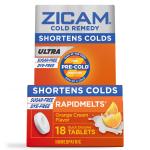 Zicam Ultra Cold Remedy Zinc Rapidmelts, 18 Count