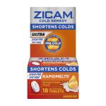 Zicam Ultra Cold Remedy Zinc Rapidmelts, 18 Count