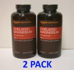 Amazon Elements - Chelated Magnesium, 240 tablets, 270 mg per Serving, as Magnesium Glycinate Chelate, Vegan