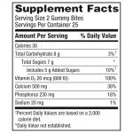 Caltrate Gummy Bites Calcium & Vitamin D 50 Count