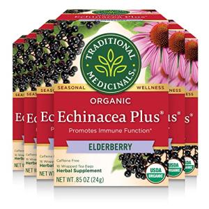 Organic Echinacea Elderberry Tea for Immune Support