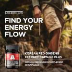 Korean Red Ginseng Extract Capsules for Energy