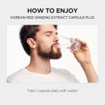 Korean Red Ginseng Extract Capsules for Energy