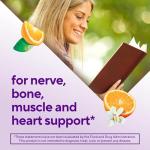 vitafusion Magnesium Gummy Supplement, Bring calm to your vitamin routine, Tropical Citrus Flavor, 60 Gummies