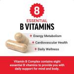 FORCE FACTOR Vegan B Complex for Energy and Heart