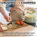 Zulay Kitchen Premium Garlic Press Set - Rust Proof