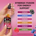 Organic B-Complex Liquid Drops with Essential Vitamins