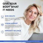 Organic Vitamin A Liquid Drops for Skin and Eyes