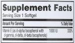 Whole Foods High Potency Vitamin E 1000 IU