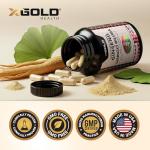 Extra Strength Korean Red Ginseng + Ginkgo Biloba Capsules