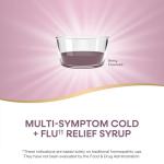 Nature's Way Cold + Flu Relief Syrup*, Umcka, Sore Throat, Cough, Congestion, Fever*, Body Aches*, Phenylephrine Free, Homeopathic, Non-Drowsy, Berry Flavored, 4 Fl Oz (Packaging May Vary)