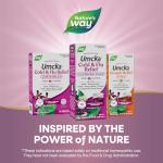Nature's Way Cold + Flu Relief Syrup*, Umcka, Sore Throat, Cough, Congestion, Fever*, Body Aches*, Phenylephrine Free, Homeopathic, Non-Drowsy, Berry Flavored, 4 Fl Oz (Packaging May Vary)