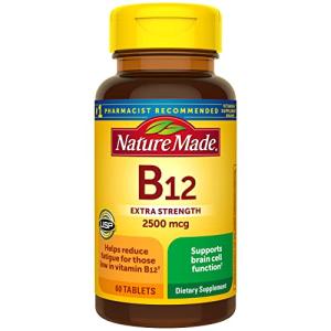 Nature Made Extra Strength B12 2500 mcg, 60 Tablets
