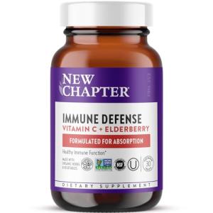 New Chapter Vitamin C & Elderberry Immune Support 30 ct