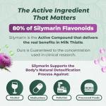 Milk Thistle Supplement for Liver Health - 450mg