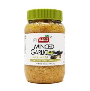 Badia Minced Garlic in Olive Oil, 16 oz
