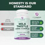 Milk Thistle Supplement for Liver Health - 450mg