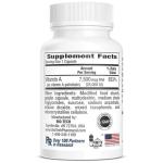 Vitamin A Palmitate Supplement for Vision and Immunity - 100 Caps