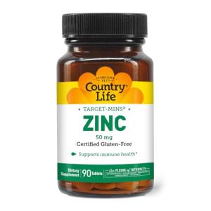 Country Life Zinc 50 mg Tablets for Immunity