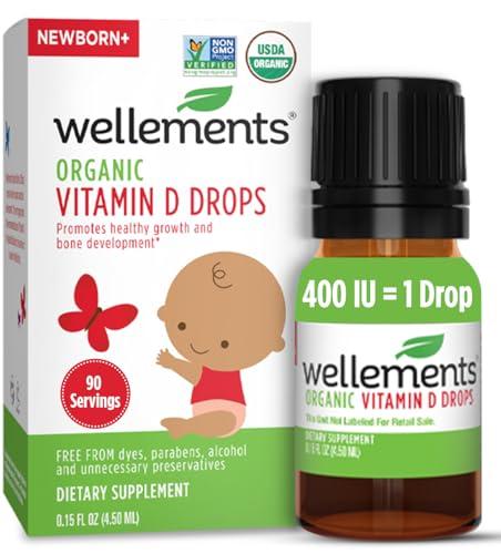 Organic Vitamin D Drops for Infants & Toddlers