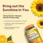 Doctor's Recipes Vitamin D3 5000IU, 120 Veggie Softgels