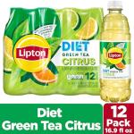 Lipton Diet Green Tea Citrus - 12 Bottles