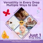 Organic Vitamin D Drops for Infants & Toddlers