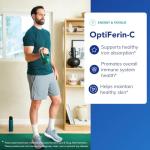 Pure Encapsulations OptiFerin-C - for Red Blood Cells & Energy - Iron Absorption Support - Energy Supplement* - Vitamin C Enriched - Gluten Free & Non-GMO - 60 Capsules