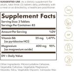 Solgar Magnesium with Vitamin B6, 250 Tablets - Promote Healthy Bone Mineralization, Support Nerve & Muscle Function, Energy Metabolism - Non-GMO, Vegan, Gluten Free, Dairy Free, Kosher - 83 Servings