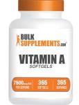 BulkSupplements.com Vitamin A 25000 IU Softgels - Vitamin A Supplement, as Retinyl Palmitate, for Eye & Immune Support - Gluten Free, 1 Softgel per Serving, 365 Count (Pack of 1)