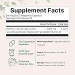 High Potency Pure Vitamin C 2,000mg Capsules