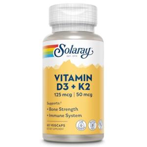 Solaray Vitamin D3 K2 for Bone & Immune Health