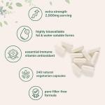 High Potency Pure Vitamin C 2,000mg Capsules