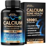 Calcium 1200 mg with Vitamin D3 - 180 Tablets